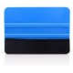 Professional felt edged vinyl squeegee application for decals